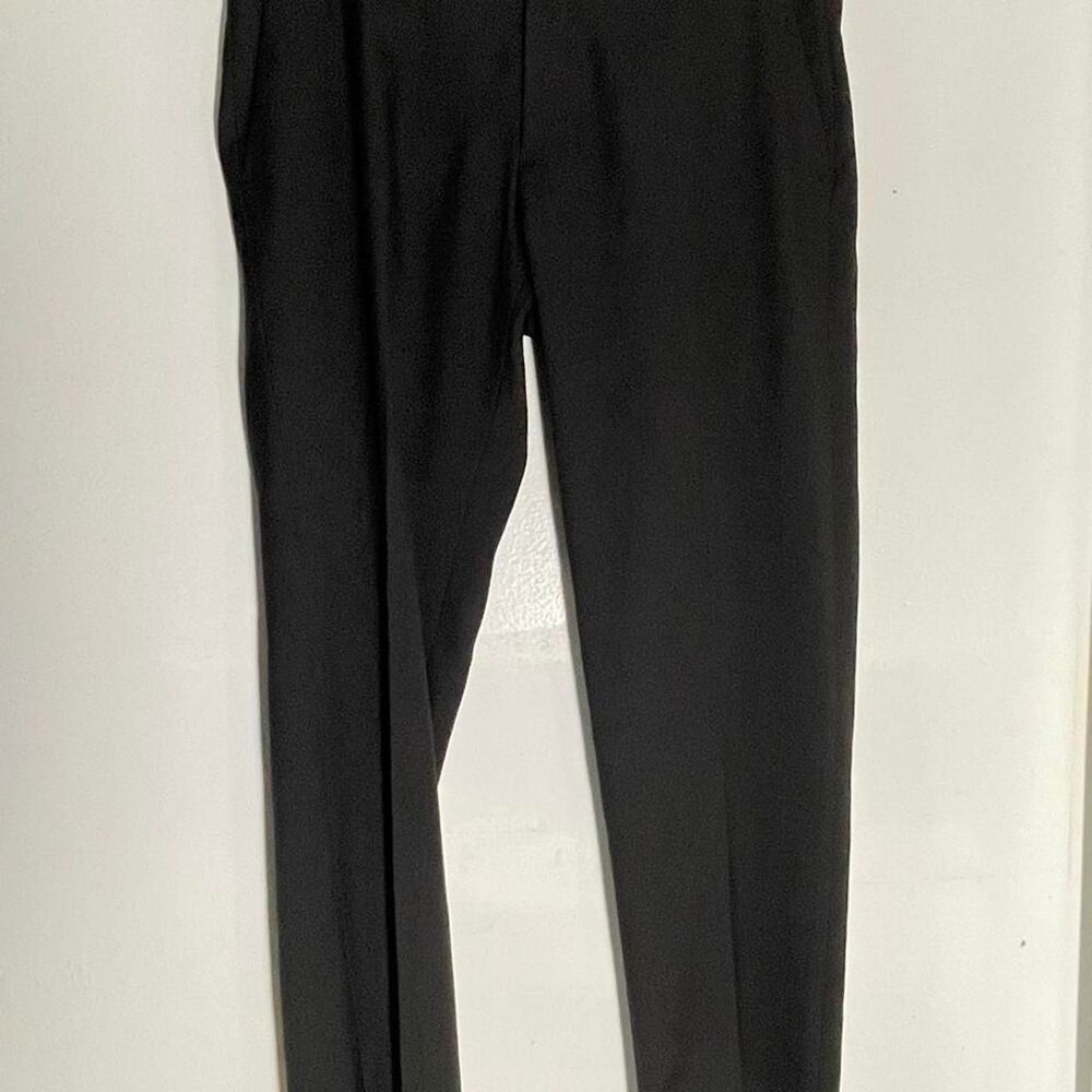 Haggar Men's Black Trousers
